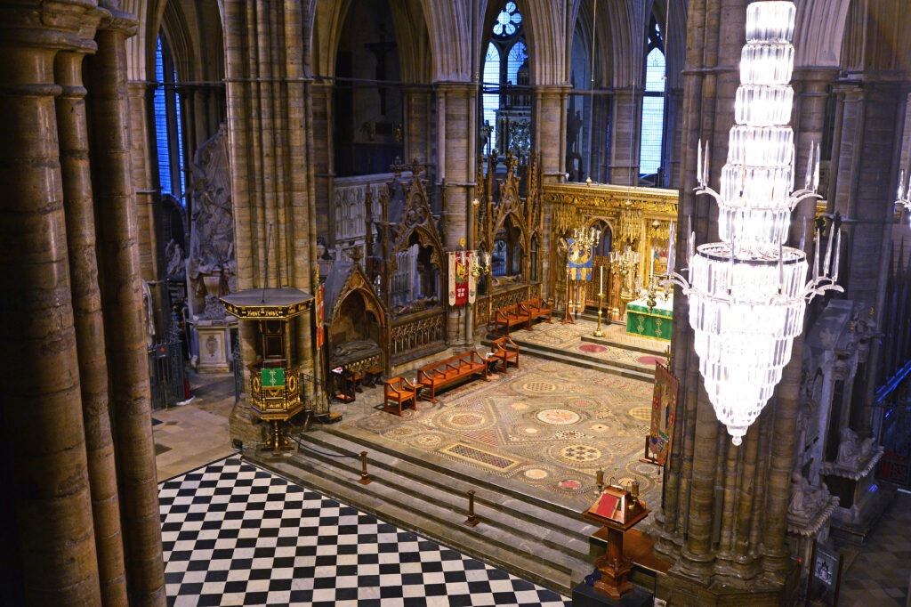 The High Altar, Cosmati Pavement and Great Pulpit, Westminster Abbey
